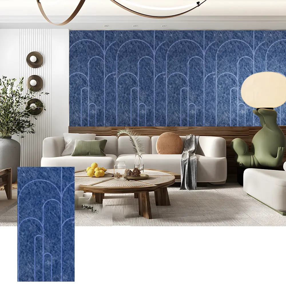 3D PET Acoustic Wall Panels ສໍາລັບຕົກແຕ່ງພາຍໃນ