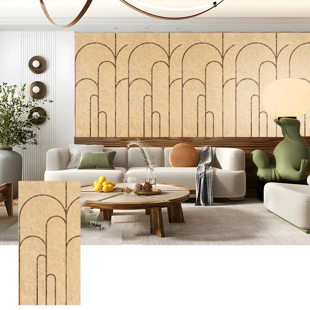 3D PET Acoustic Wall Panels ສໍາລັບຕົກແຕ່ງພາຍໃນ