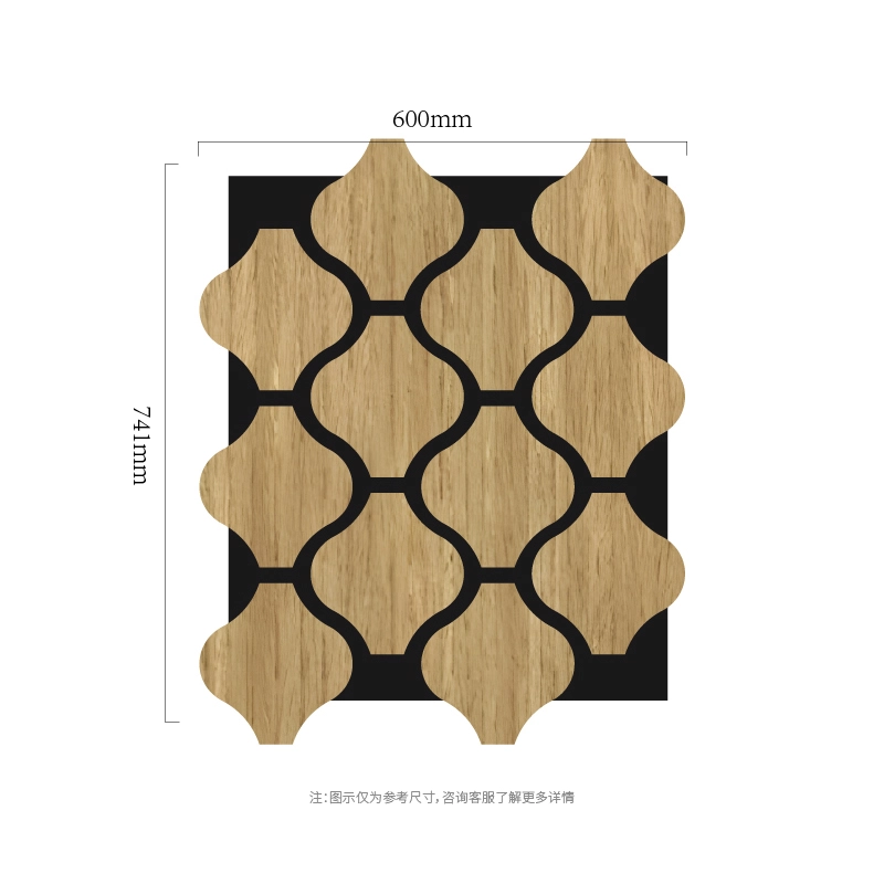 Clover Chain Modular MDF-on-PET ກະ ດານ ກະ ດານ ກະ ດານ ອາ ຄູ ຕິກ