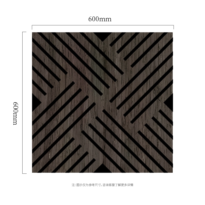 ກະດານຕິດຝາອັດສະລິຍະ MDF-on-PET Crossline Diagonal