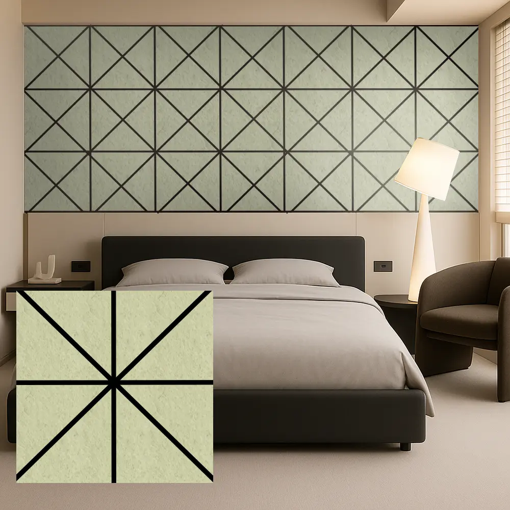 PET Felt Acoustic Panels ສໍາລັບການຄວບຄຸມສຽງພາຍໃນກໍາແພງຫີນ