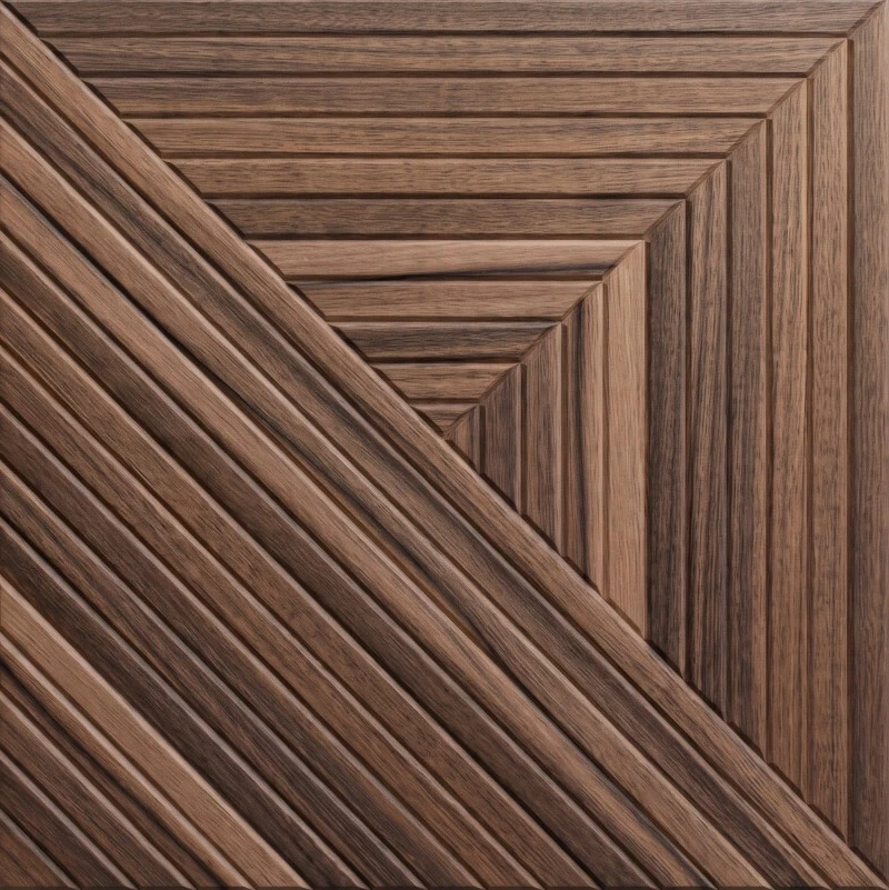 Wonear 3D UV-Printed Grooved PET Layered Oak Panel Wonear 3D UV-Printed Grooved PET Layered Oak Panel